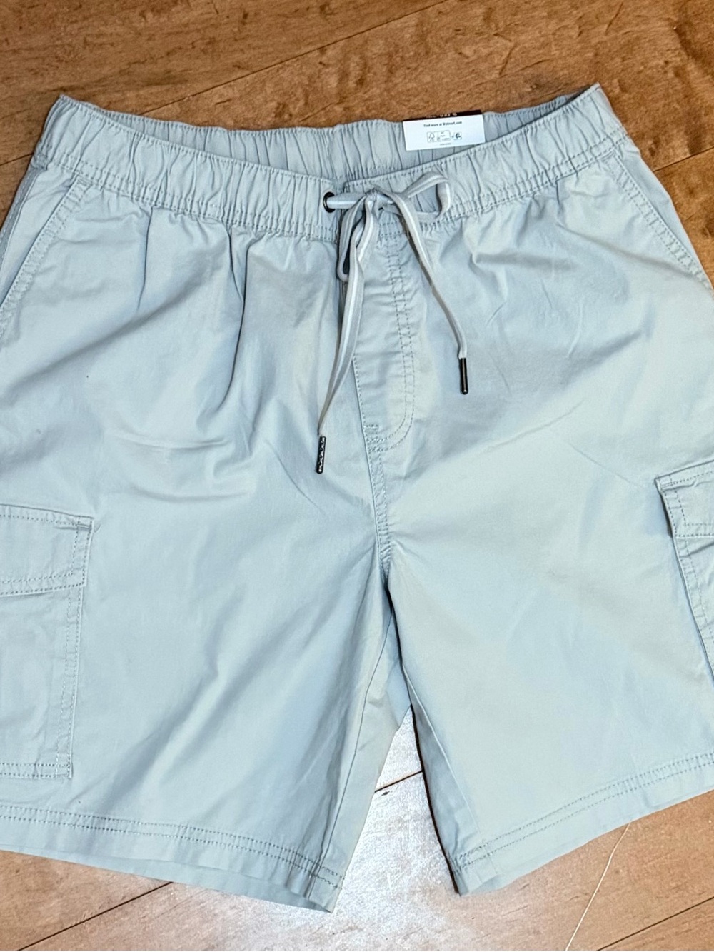 George Light Gray Men's Cargo Drawstring Shorts